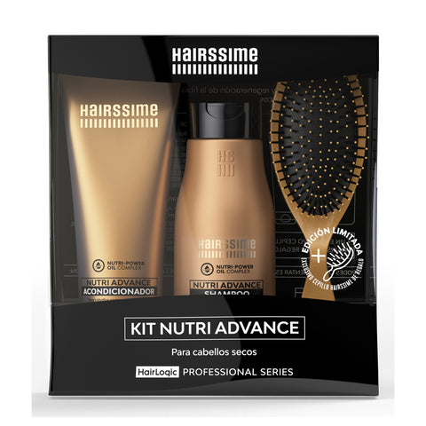 Kit Nutri Advance Shampoo y Acondicionador con cepillo